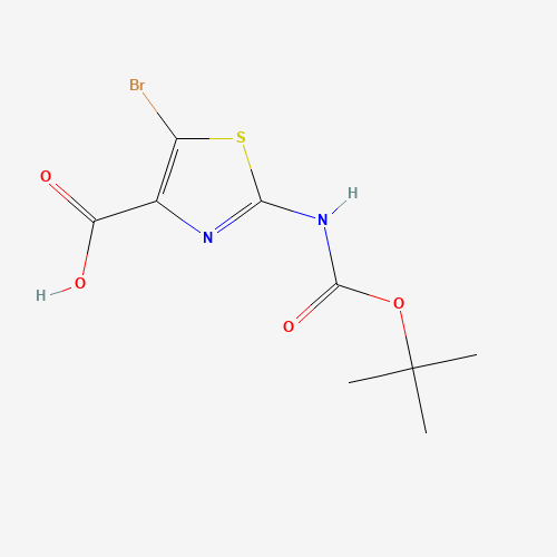 N-BOC-2-AMINO-5-BROMOTHIAZOLE-4-CARBOXYLIC ACID (CAS: 914347-09-4) - Related Chemical Product