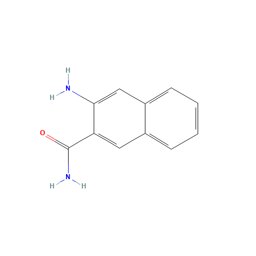 3-aMino-2-naphthaMide (CAS: 27533-32-0) - Chemical Structure and Molecular Formula 