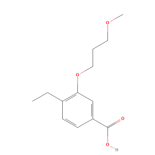 4-Ethyl-3-(3-methoxypropoxyl)benzoic acid (CAS: 895240-77-4) - Related Chemical Product