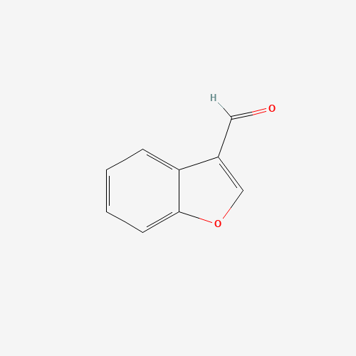 BENZOFURAN-3-CARBALDEHYDE (CAS: 4687-25-6) - Chemical Structure and Molecular Formula 