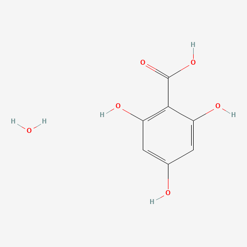 2,4,6-TRIHYDROXYBENZOIC ACID MONOHYDRATE (CAS: 71989-93-0) - Chemical Structure and Molecular Formula 