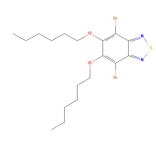 4,7-dibroMo-5,6-bis(hexyloxy)benzo[c][1,2,5]thiadiazole (CAS: 1190978-94-9) - Related Chemical Product
