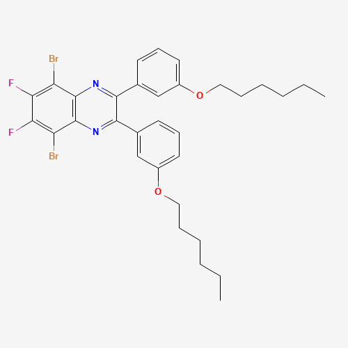 5,8-DibroMo-6,7-difluoro-2,3-bis(3-hexyloxyphenyl)quinoxaline (CAS: 1416047-42-1) - Related Chemical Product