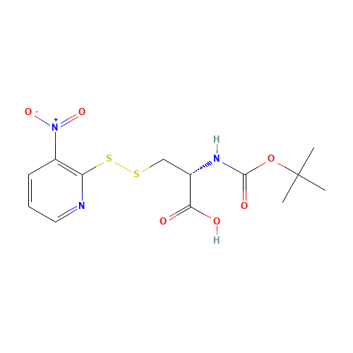 BOC-CYS(NPYS)-OH (CAS: 76880-29-0) - Related Chemical Product