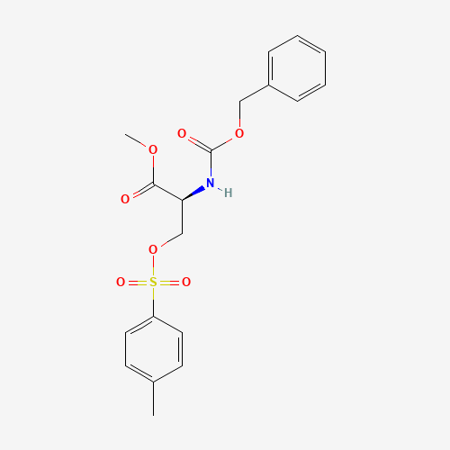 Z-SER(TOS)-OME (CAS: 1492-52-0) - Chemical Structure and Molecular Formula 