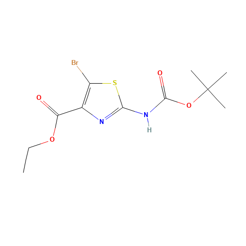 ethyl 5-bromo-2-((tert-butoxycarbonyl)amino)thiazole-4-carboxylate (CAS: 1279863-32-9) - Related Chemical Product