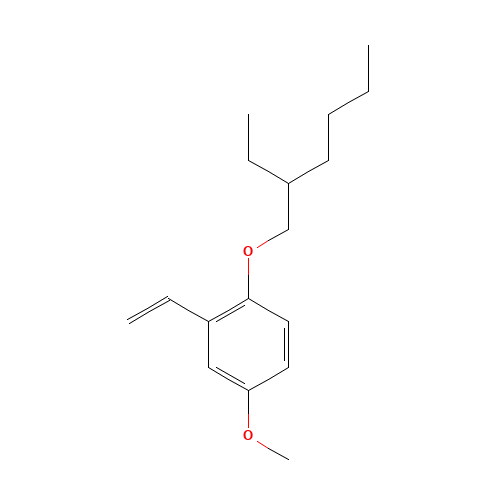Poly[2-methoxy-5-(2-ethylhexyloxy)-1,4-phenylenevinylene] (CAS: 138184-36-8) - Chemical Structure and Molecular Formula 