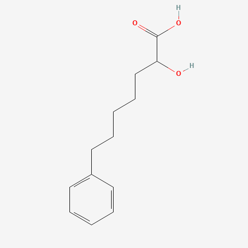 ALPHA-HYDROXY BENZENEHEPTANOIC ACID (CAS: 103187-18-4) - Chemical Structure and Molecular Formula 