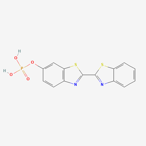 2'-(2-Benzothiazolyl)-6'-hydroxybenzothiazolephosphate (CAS: 129058-45-3) - Chemical Structure and Molecular Formula 