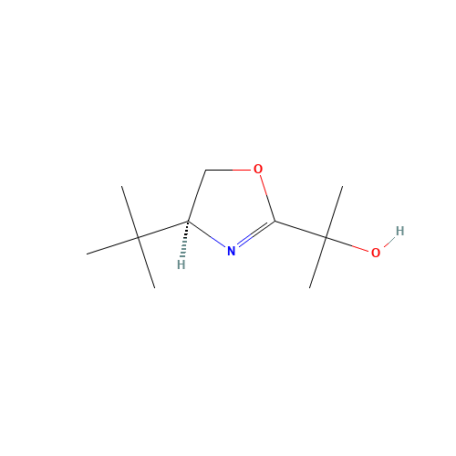 (S)-2-(4-tert-butyl-4,5-dihydrooxazol-2-yl)propan-2-ol (CAS: 204333-19-7) - Related Chemical Product