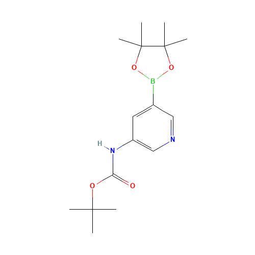 [5-(4,4,5,5-Tetramethyl-[1,3,2]dioxaborolan-2-yl)- pyridin-3-yl]-carbamic acid tert-butyl ester (CAS: 1171897-39-4) - Related Chemical Product
