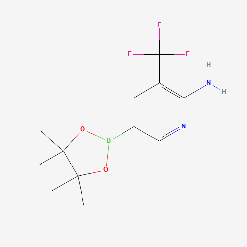 2-Amino-3-(trifluoromethyl)pyridine-5-boronic acid pinacol ester (CAS: 947249-01-6) - Related Chemical Product
