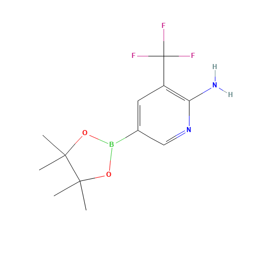 2-Amino-3-(trifluoromethyl)pyridine-5-boronic acid pinacol ester (CAS: 947249-01-6) - Related Chemical Product