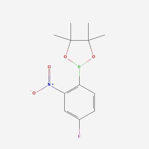 2-(4-Fluoro-2-nitrophenyl)-4,4,5,5-tetramethyl-1,3,2-dioxaborolane (CAS: 1288978-82-4) - Related Chemical Product