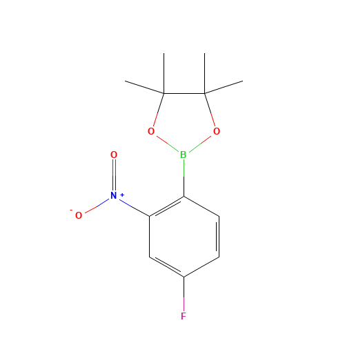 2-(4-Fluoro-2-nitrophenyl)-4,4,5,5-tetramethyl-1,3,2-dioxaborolane (CAS: 1288978-82-4) - Related Chemical Product