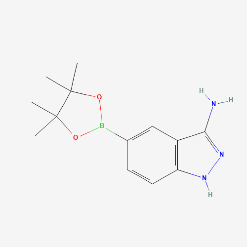 5-(4,4,5,5-tetramethyl-1,3,2-dioxaborolan-2-yl)-1H-indazol-3-amine (CAS: 953411-16-0) - Related Chemical Product