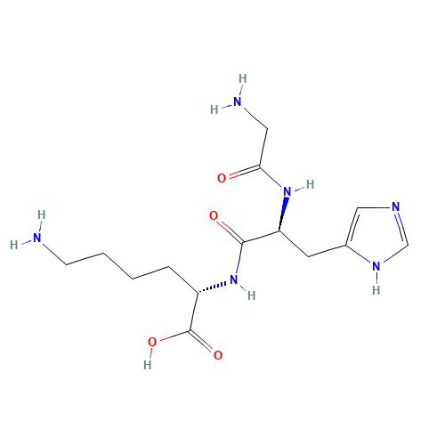 Glycyl-L-Histidyl-L-Lysine (CAS: 49557-75-7) - Related Chemical Product
