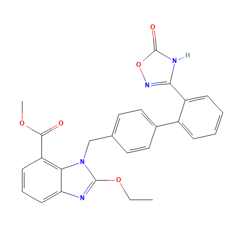 1H-BenziMidazole-7-carboxylic acid, 1-[[2'-(2,5-dihydro-5-oxo-1,2,4-oxadiazol-3-yl)[1,1'-biphenyl]-4-yl]Methyl] -2-ethoxy-, Methyl ester (CAS: 147403-52-9) - Related Chemical Product