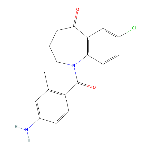 1-(4-Amino-2-methylbenzoyl)-7-chloro-1,2,3,4-tetrahydro-5H-1-benzazepin-5-one (CAS: 137977-97-0) - Related Chemical Product