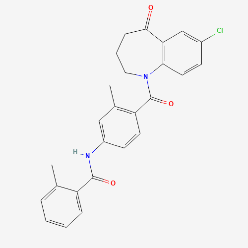 N-[4-[(7-Chloro-2,3,4,5-tetrahydro-5-oxo-1H-1-benzazepin-1-yl)carbonyl]-3-methylphenyl]-2-methylbenzamide (CAS: 137973-76-3) - Related Chemical Product