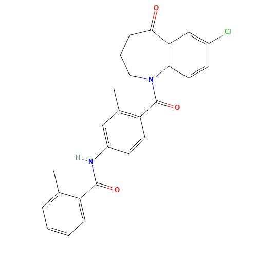 N-[4-[(7-Chloro-2,3,4,5-tetrahydro-5-oxo-1H-1-benzazepin-1-yl)carbonyl]-3-methylphenyl]-2-methylbenzamide (CAS: 137973-76-3) - Related Chemical Product