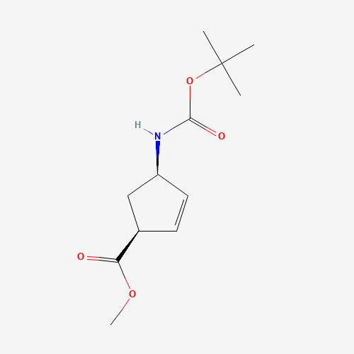 4-[[(1,1-DIMETHYLETHOXY)CARBONYL]AMINO]-2-CYCLOPENTENE-1-CARBOXYLIC ACID METHYL ESTER (CAS: 168683-02-1) - Related Chemical Product