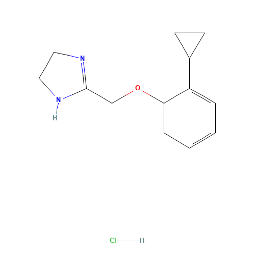 CIRAZOLINE HYDROCHLORIDE (CAS: 40600-13-3) - Chemical Structure and Molecular Formula 