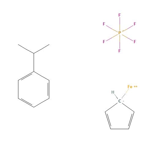 (6-Cumene)(5-cyclopentadienyl)iron(II) hexafluorophosphate (CAS: 32760-80-8) - Related Chemical Product