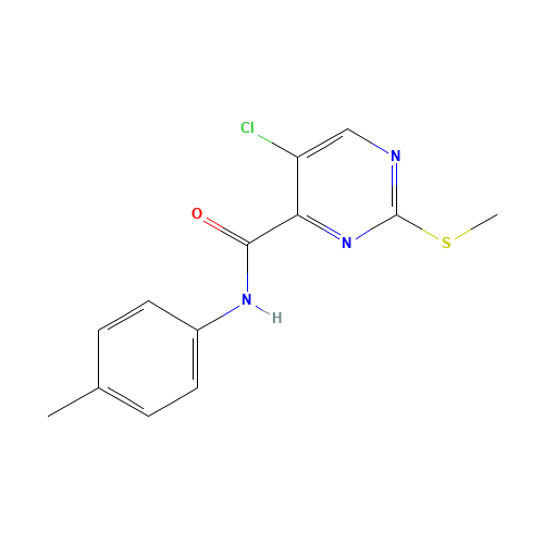 5-Chloro-2-(Methylthio)-N-p-tolypyriMidine-4-carboxaMide (CAS: 306958-67-8) - Related Chemical Product