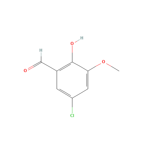 5-CHLORO-2-HYDROXY-3-METHOXYBENZALDEHYDE (CAS: 7740-05-8) - Related Chemical Product
