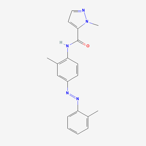 1-Methyl-N-[2-methyl-4-[2-(2-methylphenyl)diazenyl]phenyl-1H-pyrazole-5-carboxamide (CAS: 301326-22-7) - Related Chemical Product