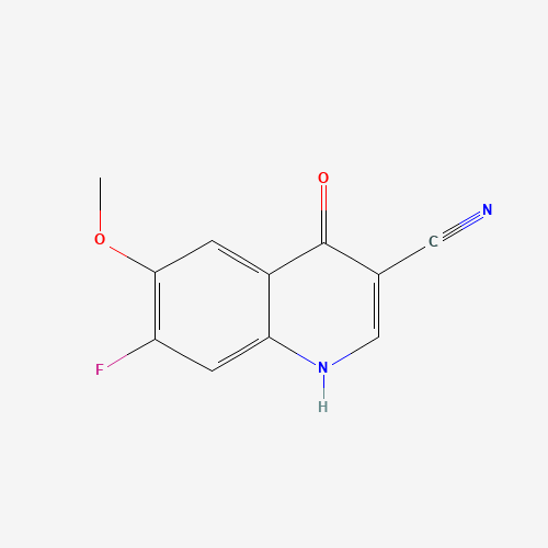 7-FLUORO-6-METHOXY-4-OXO-1,4-DIHYDROQUINOLINE-3-CARBONITRILE (CAS: 622369-38-4) - Related Chemical Product
