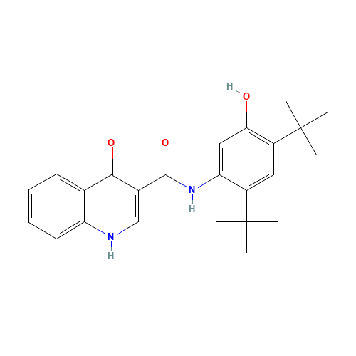 VX-770 (CAS: 873054-44-5) - Chemical Structure and Molecular Formula 