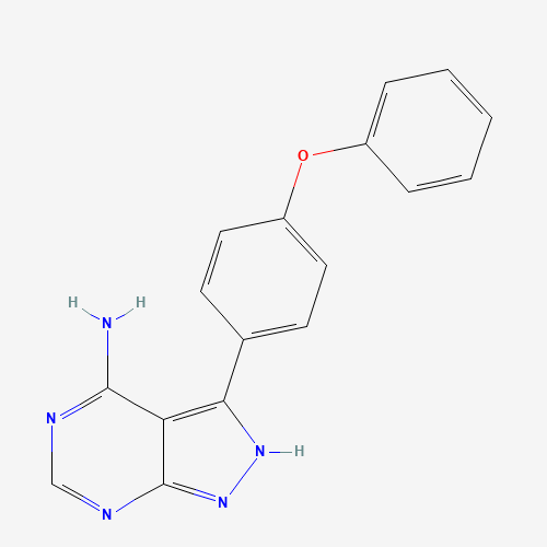3-(4-phenoxyphenyl)-1H-pyrazolo[3,4-d]pyriMidin-4-aMine (CAS: 330786-24-8) - Related Chemical Product