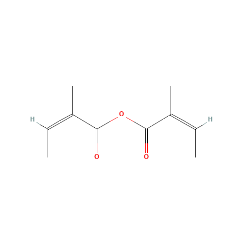ANGELIC ANHYDRIDE (CAS: 94487-74-8) - Chemical Structure and Molecular Formula 