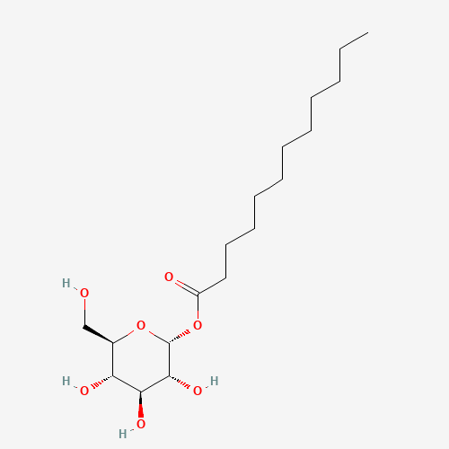 [(2R,3R,4S,5S,6R)-3,4,5-trihydroxy-6-(hydroxymethyl)oxan-2-yl] dodecanoate (CAS: 64395-91-1) - Related Chemical Product