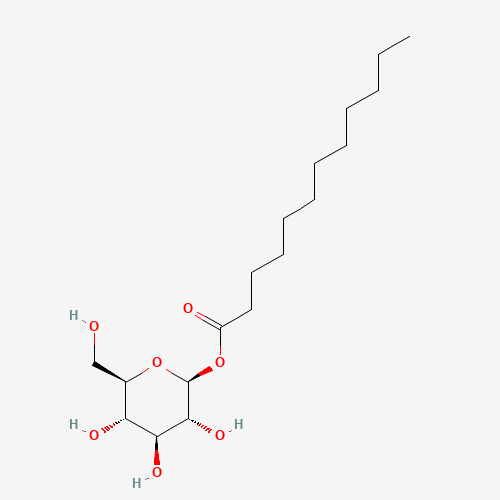 [(2S,3R,4S,5S,6R)-3,4,5-trihydroxy-6-(hydroxymethyl)oxan-2-yl] dodecanoate (CAS: 64395-92-2) - Related Chemical Product