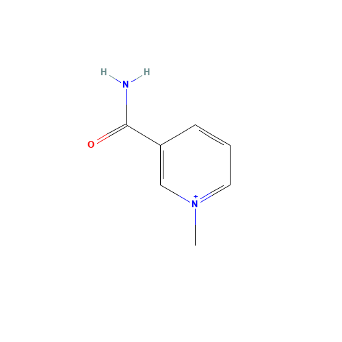 N(1)-methylnicotinamide (CAS: 3106-60-3) - Chemical Structure and Molecular Formula 