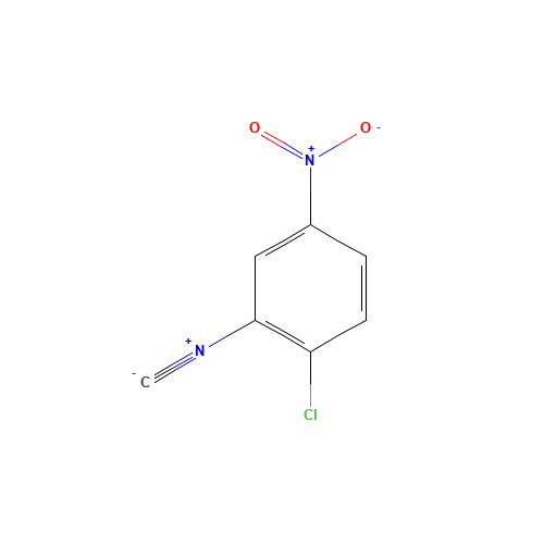 1-CHLORO-2-ISOCYANO-4-NITROBENZENE (CAS: 143249-13-2) - Chemical Structure and Molecular Formula 