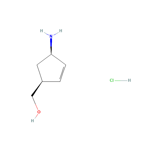 (1S,4R)-(4-Aminocyclopent-2-enyl)methanol hydrochloride (CAS: 168960-19-8) - Related Chemical Product
