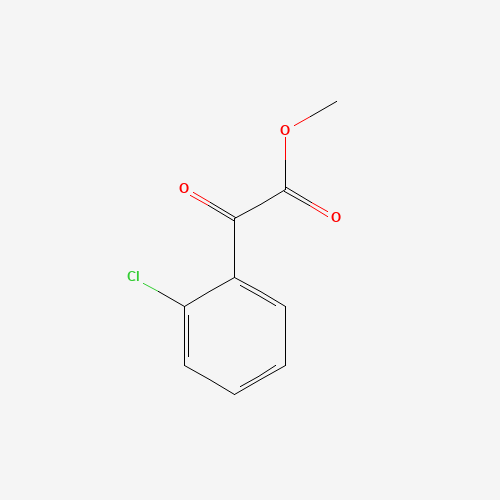 Methyl 2-(2-chlorophenyl)-2-oxoacetate (CAS: 34966-49-9) - Chemical Structure and Molecular Formula 