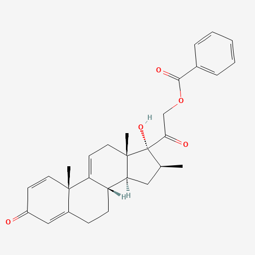 21-acetoxy-17-hydroxy-16β-methylpregna-1,4,9(11)-triene-3,20-dione (CAS: 39780-55-7) - Related Chemical Product
