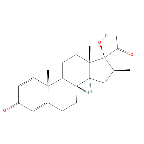 16-Methylpregna-1,4,9(11)-trien-17-ol-3,20-dione (CAS: 14135-32-1) - Related Chemical Product