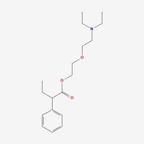 2-[2-(diethylamino)ethoxy]ethyl 2-phenylbutanoate (CAS: 18109-80-3) - Related Chemical Product