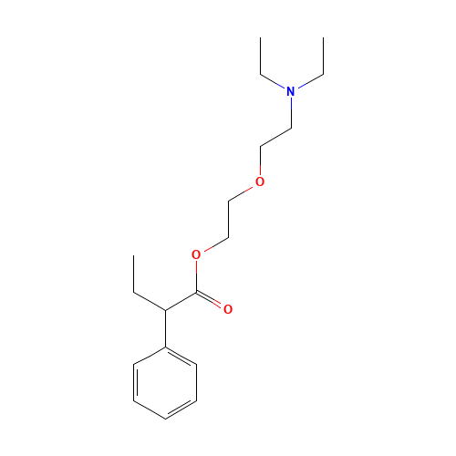 2-[2-(diethylamino)ethoxy]ethyl 2-phenylbutanoate (CAS: 18109-80-3) - Related Chemical Product