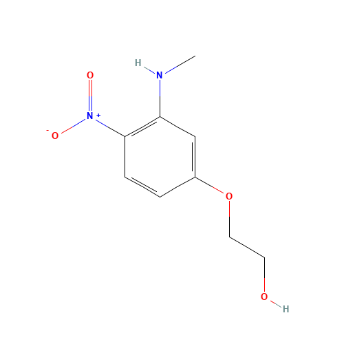 2-[3-(methylamino)-4-nitrophenoxy]ethanol (CAS: 59820-63-2) - Related Chemical Product