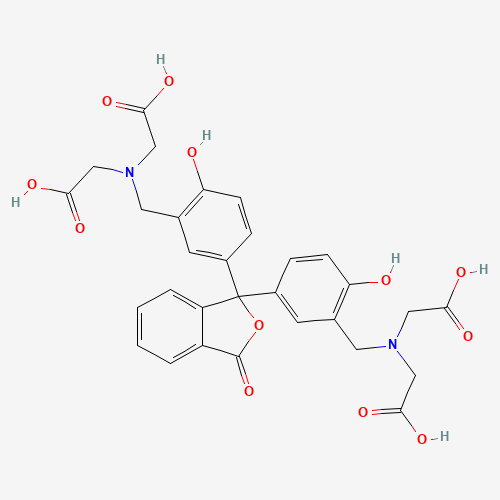 2,2',2'',2'''-{(3-oxo-1,3-dihydro-2-benzofuran-1,1-diyl)bis[(6-hydroxybenzene-3,1-diyl)methanediylnitrilo]}tetraacetic acid (CAS: 25296-54-2) - Related Chemical Product
