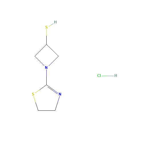 1-(4,5-dihydro-1,3-thiazol-2-yl)azetidine-3-thiol;hydrochloride (CAS: 179337-57-6) - Related Chemical Product