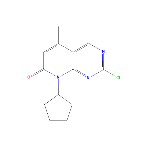 2-Chloro-8-cyclopentyl-5-methylpyrido[2,3-d]pyrimidin-7(8H)-one (CAS: 1013916-37-4) - Related Chemical Product