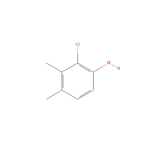 2-Chloro-3,4-dimethylphenol (CAS: 10283-15-5) - Chemical Structure and Molecular Formula 